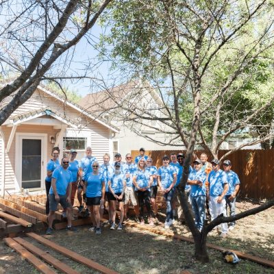 Community Vision Volunteer Day with DreamBuilder Custom Homes Team